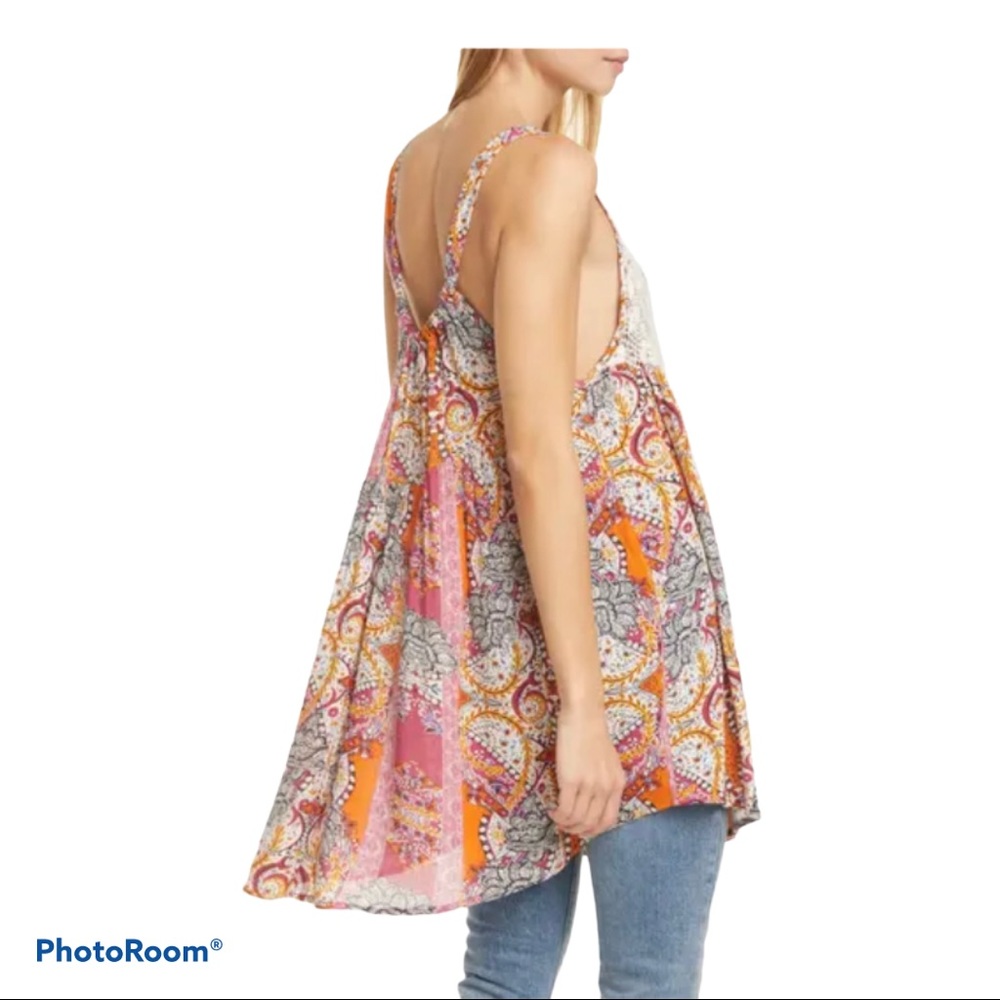 Free People Count Me In Trapeze Dress Floral - Picture 4 of 7